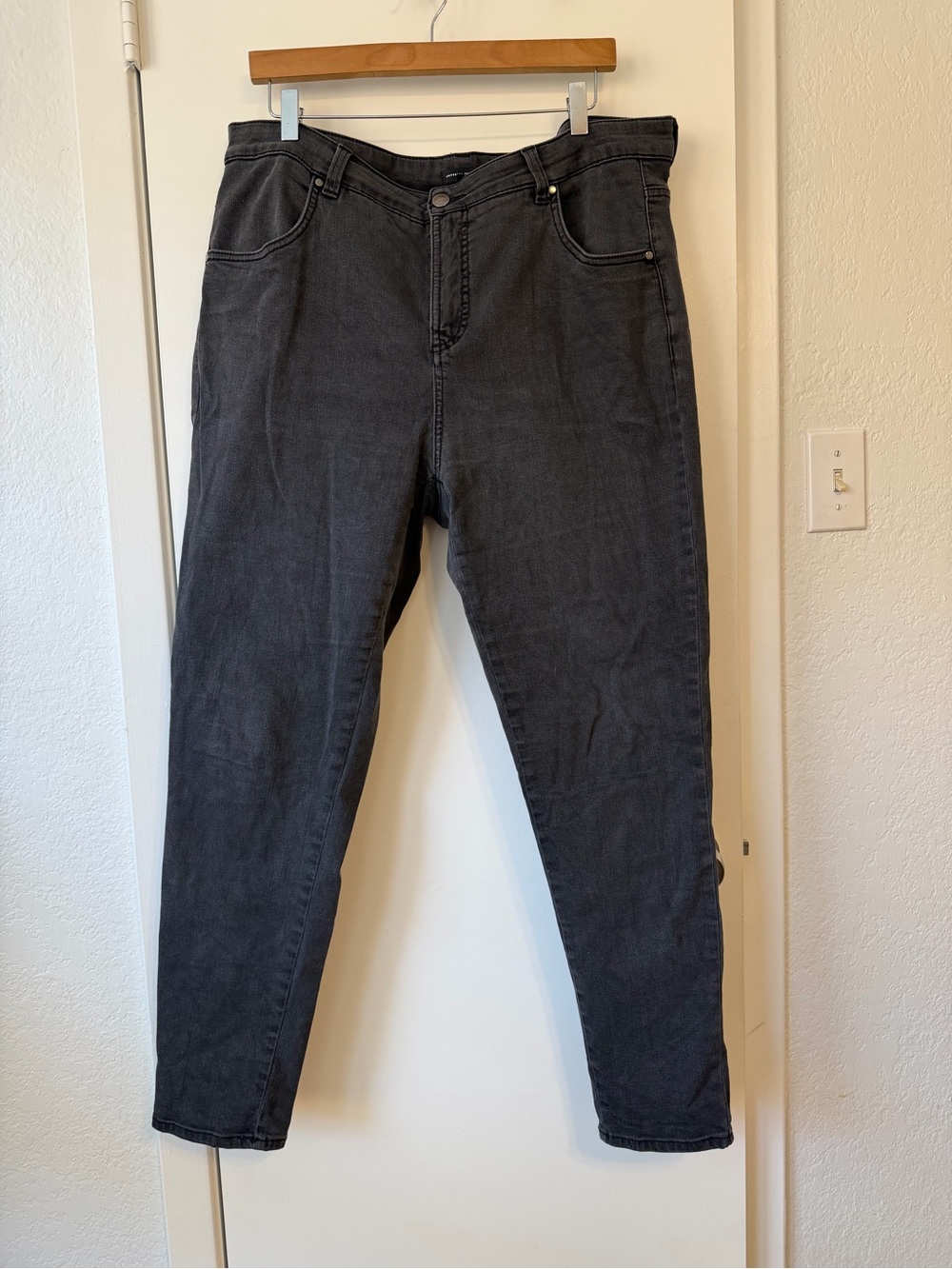Universal Standard High-Waisted Black Skinny Jeans